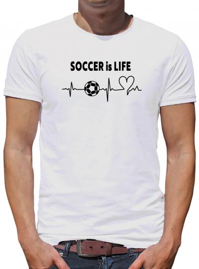 TShirt-People Soccer is life T-Shirt Herren 
