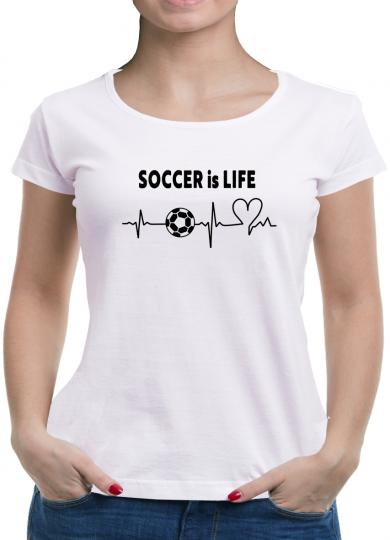 TShirt-People Soccer is life T-Shirt Damen 