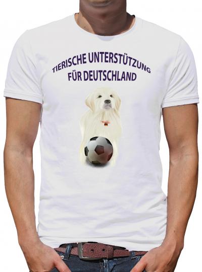 TShirt-People Tierische Unterstützung T-Shirt Herren 