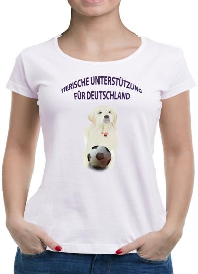 TShirt-People Tierische Unterstützung T-Shirt Damen 