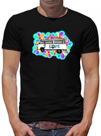 TShirt-People Flowerpower T-Shirt Herren 