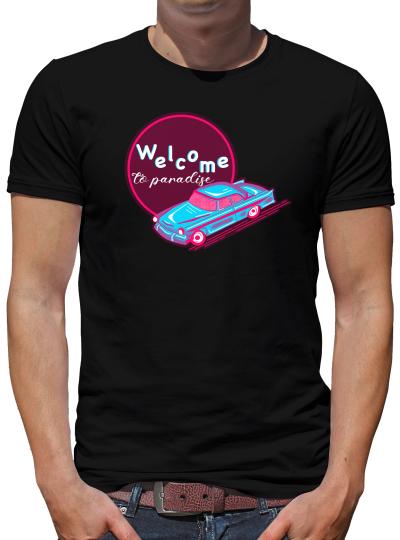 TShirt-People Welcome to paradise T-Shirt Herren 