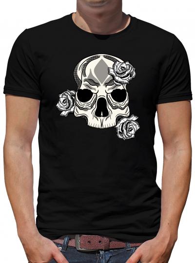 TShirt-People Vintage Skull T-Shirt Herren 