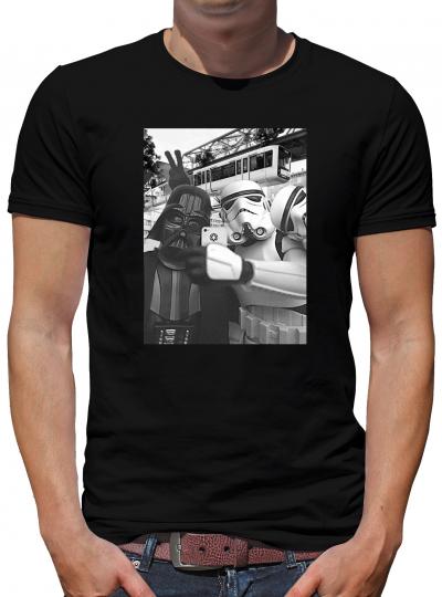 TShirt-People Selfie Schwebebahn T-Shirt Herren schwarz | L