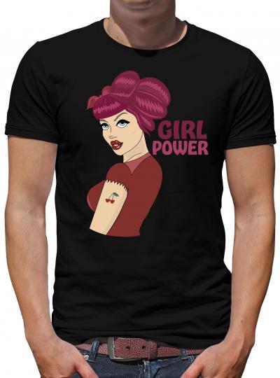TShirt-People Girl Power T-Shirt Herren 