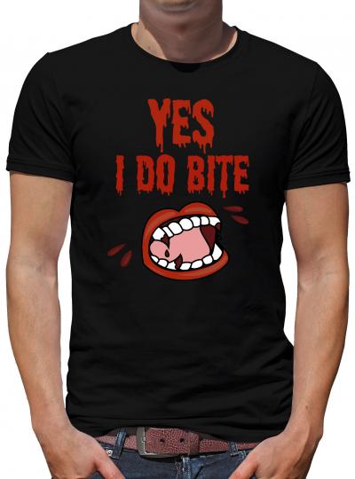 TShirt-People Yes I do bite T-Shirt Herren 