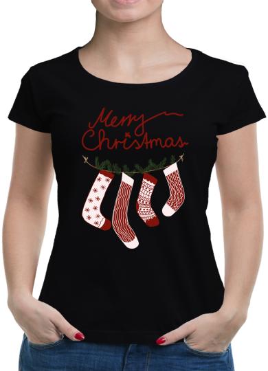 TShirt-People Weihnachts Socken T-Shirt Damen 