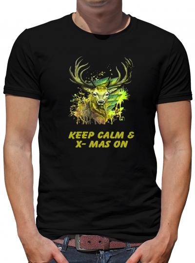 TShirt-People Keep calm & X-mas on V6 T-Shirt Herren 