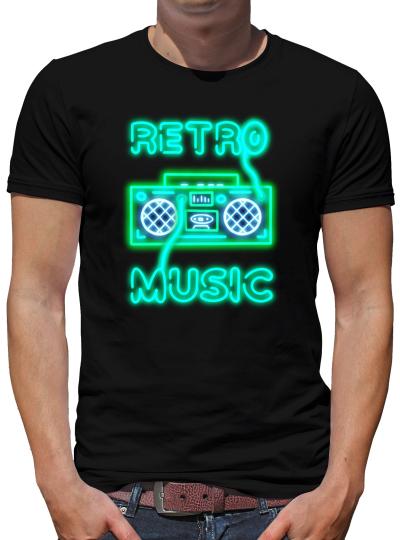 TShirt-People Retro Music T-Shirt Herren 