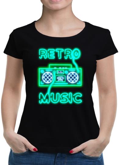 TShirt-People Retro Music T-Shirt Damen 