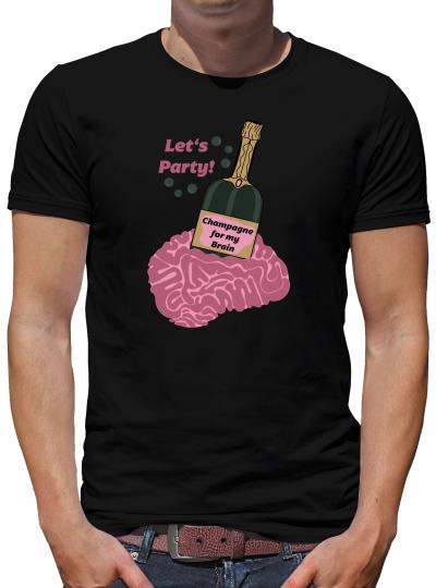 TShirt-People Champagne for my brain T-Shirt Herren 