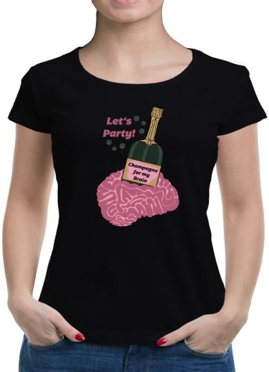 TShirt-People Champagne for my brain T-Shirt Damen 