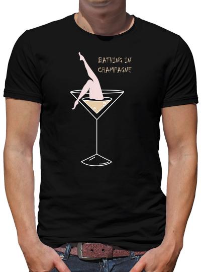 TShirt-People Bathing in Champagne T-Shirt Herren 