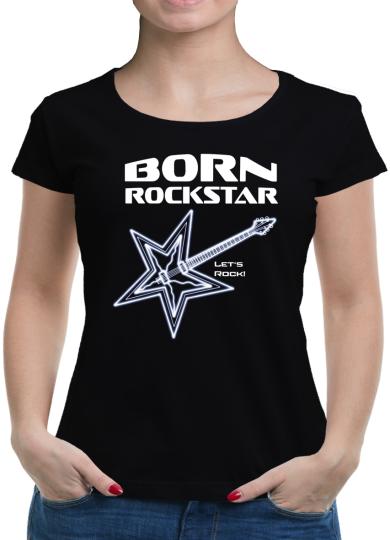 TShirt-People Born Rockstar T-Shirt Damen 