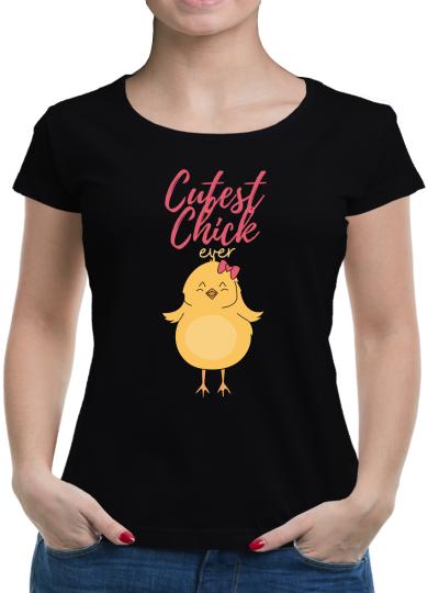 TShirt-People Cutest Chick T-Shirt Damen 
