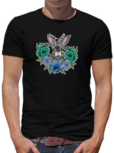 TShirt-People Rabbit Rose Blue T-Shirt Herren 