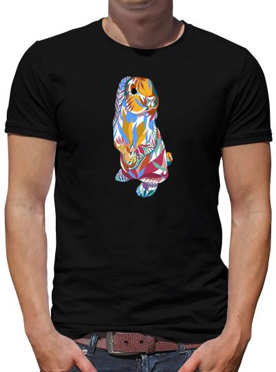 TShirt-People Colorful Rabbit T-Shirt Herren 