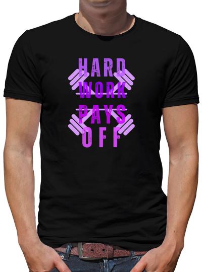 TShirt-People Hard Work T-Shirt Herren 