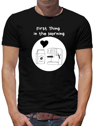 TShirt-People First thing in the morning T-Shirt Herren 