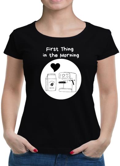 TShirt-People First thing in the morning T-Shirt Damen 