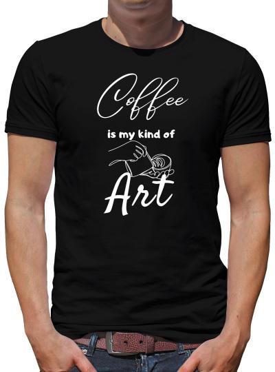 TShirt-People Coffee is any kind of Art T-Shirt Herren 