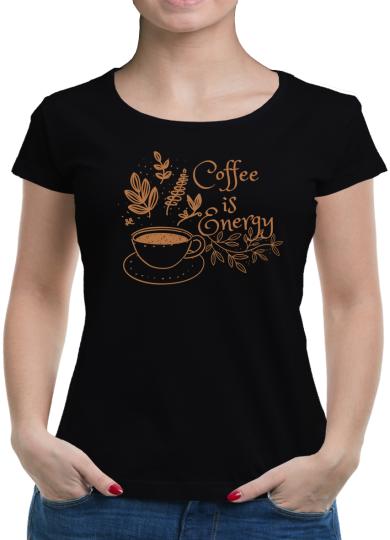 TShirt-People Coffee is Energy T-Shirt Damen 