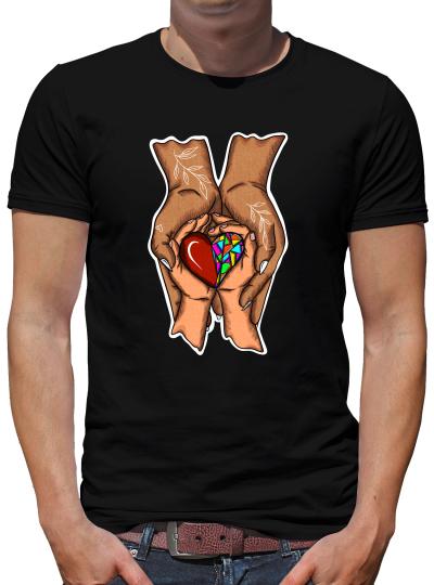 TShirt-People Colorful Heart T-Shirt Herren 