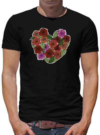 TShirt-People Flowerheart T-Shirt Herren 
