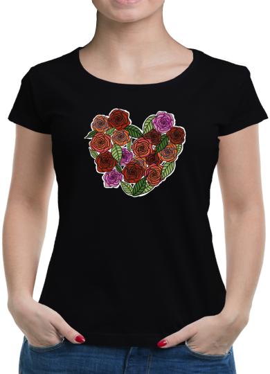 TShirt-People Flowerheart T-Shirt Damen 