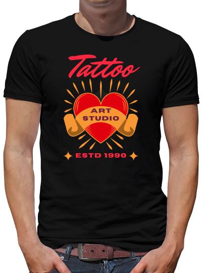 TShirt-People Tattoo Art Studio T-Shirt Herren 