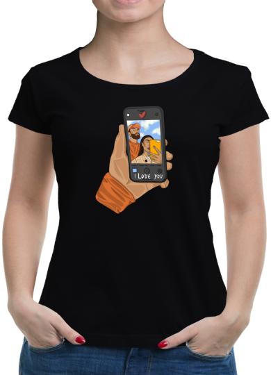 TShirt-People Selfie with love T-Shirt Damen 