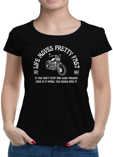 TShirt-People Life moves pretty fast T-Shirt Damen 