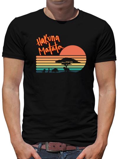 TShirt-People Hakuna Matata Retro T-Shirt Herren 