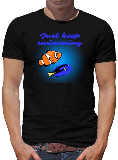 TShirt-People Just keep swimming T-Shirt Herren 