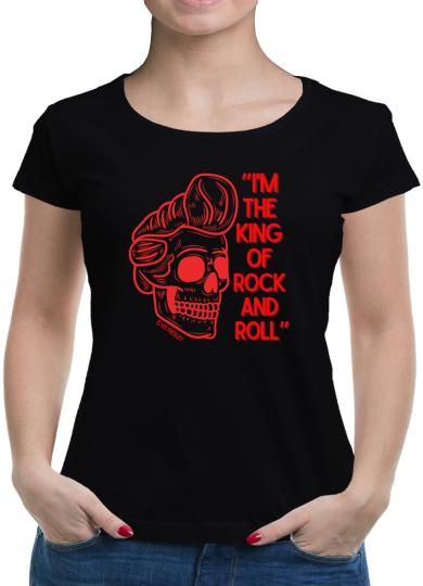 TShirt-People I´m the King of Rock and Roll T-Shirt Damen 