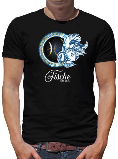 TShirt-People Sternzeichen Fische T-Shirt Herren 