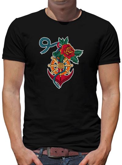 TShirt-People Ankerrose T-Shirt Herren 