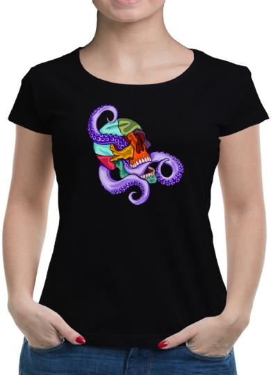 TShirt-People Octopus Skull T-Shirt Damen 