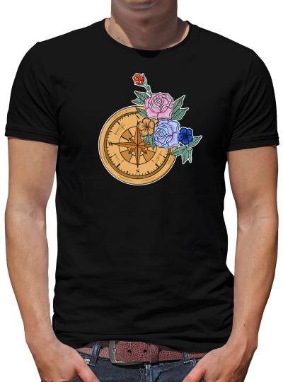 TShirt-People Floral Compass T-Shirt Herren 