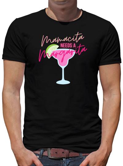 TShirt-People Mamacita needs a Margarita T-Shirt Herren 