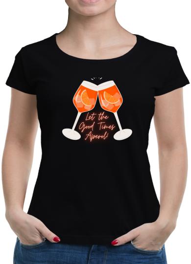 TShirt-People Let the good times Aperol T-Shirt Damen 