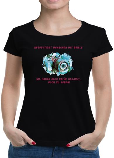 TShirt-People Respektiert Menschen mit Brille T-Shirt Damen 