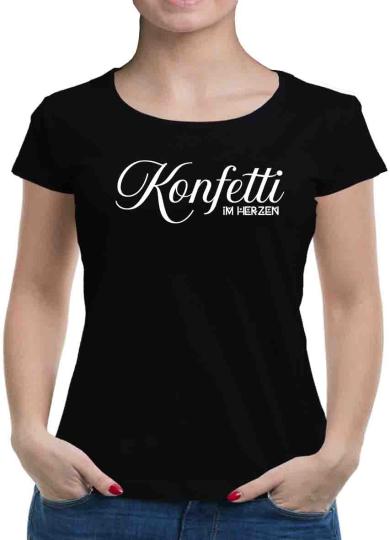 TShirt-People Konfetti im Herzen T-Shirt Damen 