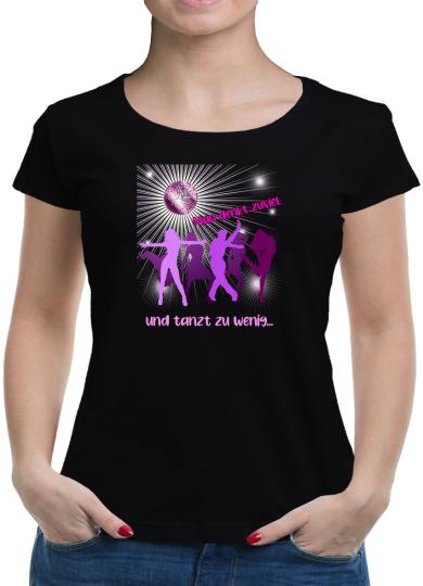 TShirt-People Man denkt zuviel und tanzt zuwenig T-Shirt Damen 