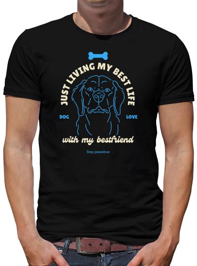 TShirt-People Just living my best life T-Shirt Herren 