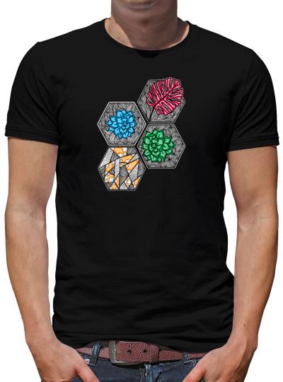 TShirt-People Mandala Flower Blocks T-Shirt Herren 