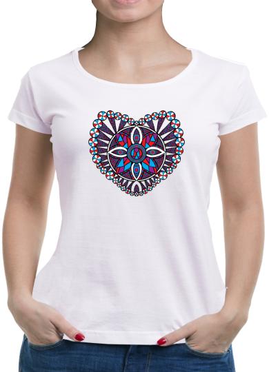 TShirt-People Mandala Heart T-Shirt Damen 
