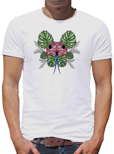TShirt-People Mandala Snake Flower T-Shirt Herren 