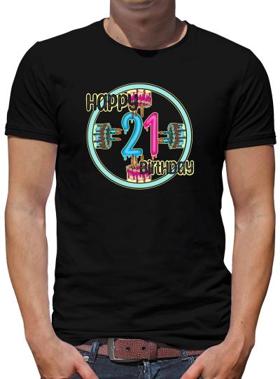 TShirt-People 21. Geburtstag T-Shirt Herren 