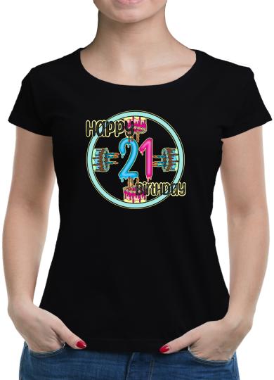 TShirt-People 21. Geburtstag T-Shirt Damen 